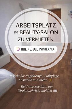 Foto - Arbeitsplatz im Beauty-Salon zu vermieten ✨