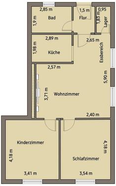 Foto - Kernsanierte 3 Zimmerwohnung - Vollwärmeschutz und Wärmepumpe