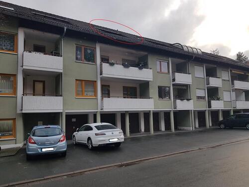 Foto - Einzimmerwohnung mit Dachterrasse u. Garage