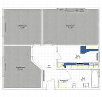 Gepflegte & großzügige 3-Zimmer-Wohnung mit Balkon u. Stellplatz - Bergheim