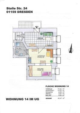 Foto - 1.5 Zimmer Etagenwohnung zur Miete in Radebeul