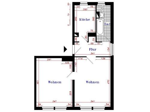 Foto - Etagenwohnung zur Miete in Thale