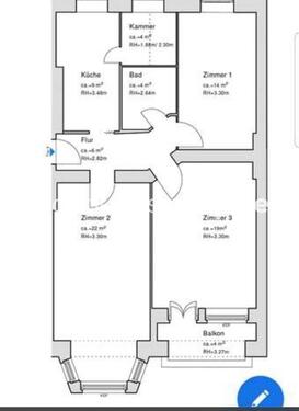 Foto - 3 Zimmer Etagenwohnung zur Miete in Berlin