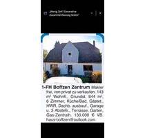 1 Familien Haus - 130.000,00&nbsp;EUR Kaufpreis, ca.&nbsp; 143,00&nbsp;m&sup2; in Boffzen (PLZ: 37691)