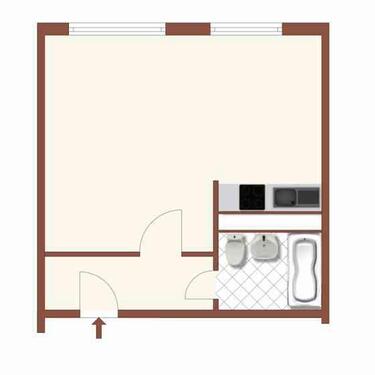 Foto - Reinkommen und Wohlfühlen: praktisches 1-Zimmer-Appartment in der obersten Etage