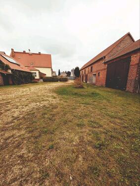 Foto - großer Vierseitenhof Bauernhof mit Wohnhaus in Brandenburg