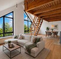 Helle DG-Wohnung mit offener Galerie, Kaminanschluss und Terrasse - Rödermark