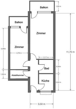 Foto - 2 Zimmer Etagenwohnung zur Miete in Hannover