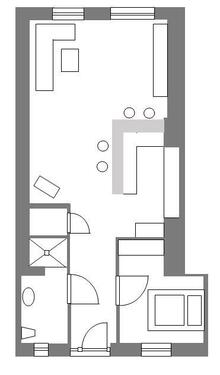 Foto - 2 Zimmer Erdgeschoßwohnung zur Miete in Delitzsch