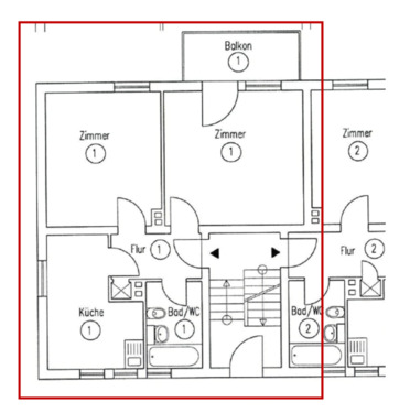 Foto - 2 Zimmer Hochparterre in Essen