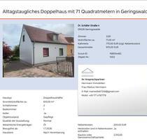 Haus mit großem Garten in Geringswalde