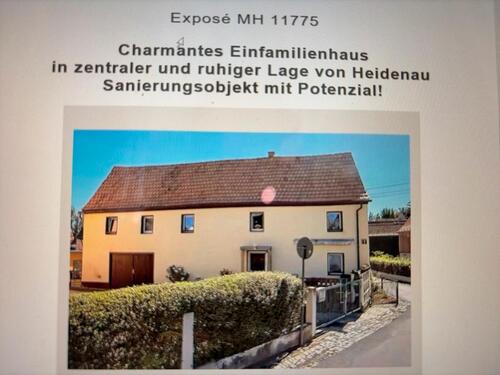 Foto - Stark sanierungswürdiges Einfamilienhaus in Heidenau