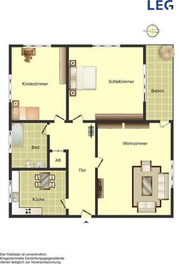 Foto - Ansehnliche 3-Zimmer-Wohnung in Ahlen