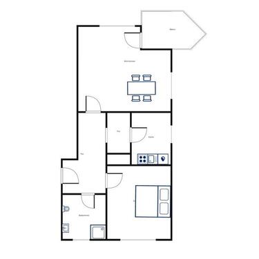 Foto - 2 Zimmer Etagenwohnung zur Miete in Kassel
