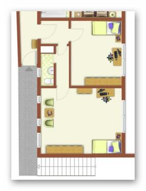 Foto - NEU RENOVIERTE 2 ZIMMER WOHNUNG IN BURGOBERBACH