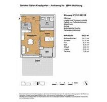 Sonnige 2 Zimmer Wohnung mit großer Terrasse - Wolfsburg Almke