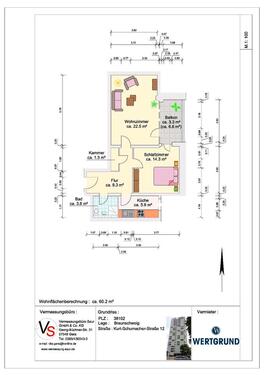 Foto - Wohnung 2 Zimmer Kurt Schumacher Straße 12. 10.OG