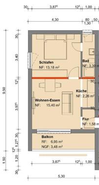 Foto - 2-Zimmer-Wohnung mit Balkon & EBK in Schildesche – saniert 2025