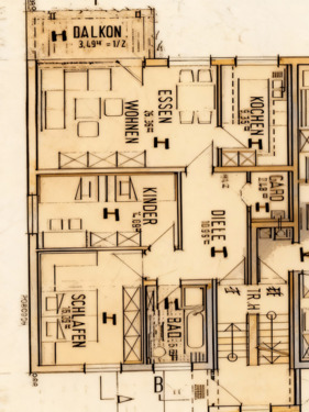 Foto - Helle 3-Zimmer-Wohnung in Geo zu vermieten
