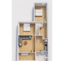 helle 3-Raum-Dachgeschosswohnung (76 m²) - Neustadt an der Orla