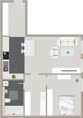 Foto - 2.5 Zimmer Etagenwohnung zur Miete in Haiger