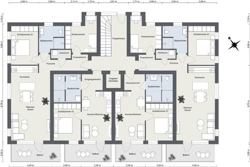 Foto - 3 Zimmer Maisonettenwohnung zur Miete in Bielefeld