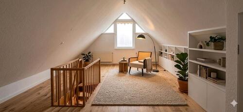 Foto - Zentrale kernsanierte Wohnung - Balkon & ausgebauter Dachboden