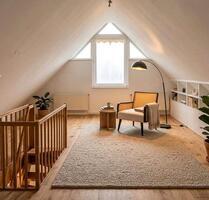 Zentrale kernsanierte Wohnung - Balkon & ausgebauter Dachboden - Leer (Ostfriesland)