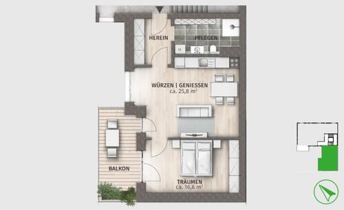 Foto - Etagenwohnung zur Miete in Leipzig