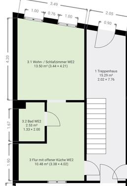 Foto - Charmante 1-Raum-Wohnung in der Wismarer Altstadt