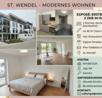 Erstbezug barrierefreie 2 ZKB in St. Wendel (Saar) - Sankt Wendel