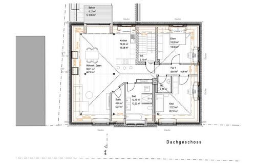 Foto - 3 Zimmer Dachgeschoßwohnung zur Miete in Ottobeuren