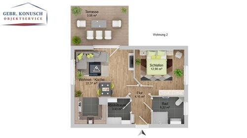 Foto - Etagenwohnung zur Miete in Meppen