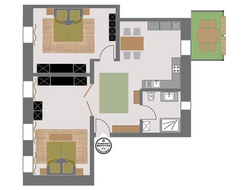 Foto - 2.5 Zimmer Etagenwohnung zur Miete in Oberhausen