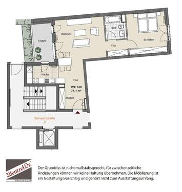 Foto - Etagenwohnung zur Miete in Düsseldorf