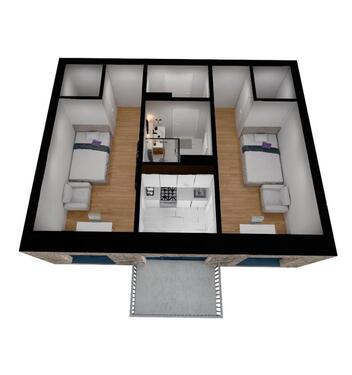 Foto - Erstbezug 2-Zimmer-Wohnung, Nähe Uniklinik, KBB