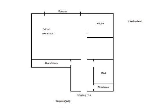 Foto - 1 Zimmer Etagenwohnung in Ingolstadt