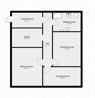 Foto - 3 ZKB zu Vermieten In Salza - 650,00&nbsp;EUR Kaltmiete, ca.&nbsp; 75,00&nbsp;m&sup2;