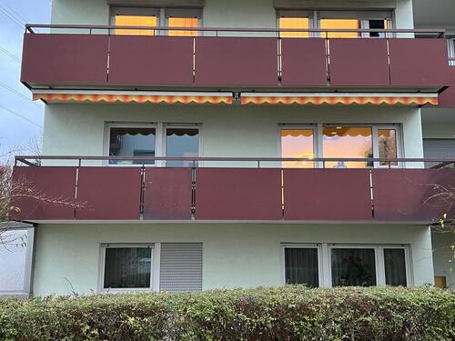 Foto - Gepflegte 3-Zimmer-Wohnung mit grossem Balkon und Einbauküche