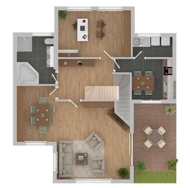 Foto - 5 Zimmer Maisonettenwohnung zur Miete in Lohne (Oldenburg)