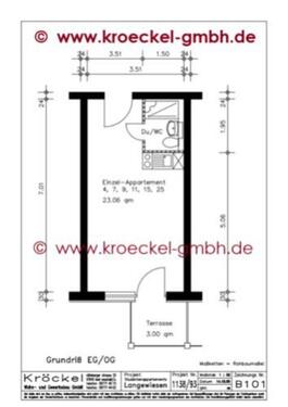 Foto - Etagenwohnung zur Miete in Ilmenau