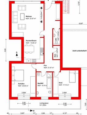 Foto - Neubauwohnung 3 Zi., 115 m² + 30 m² Terrasse + Einbauküche