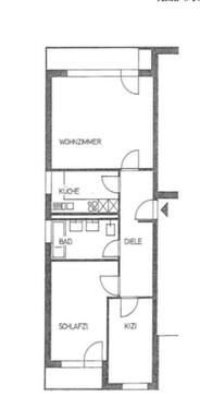 Foto - 3 Zimmerwohnung mit separater Küche & 2 Balkone