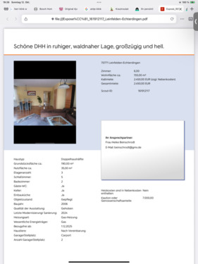 Foto - DHH in ruhiger Lage in Leinfelden-Echterdingen zu vermieten