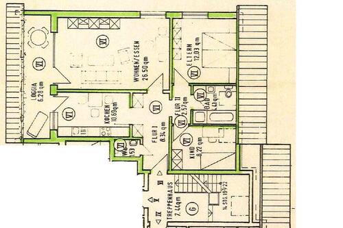 Foto - Gepflegte 3 Zimmer Wohnung 1.OG
