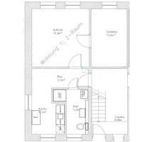 2 Raum Wohnung mit Einbauküche - 360,00 EUR Kaltmiete, in Freiberg (PLZ: 09599)