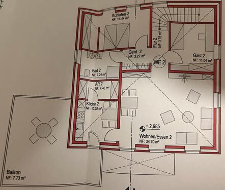 Foto - 3.5 Zimmer Etagenwohnung zur Miete in Recke