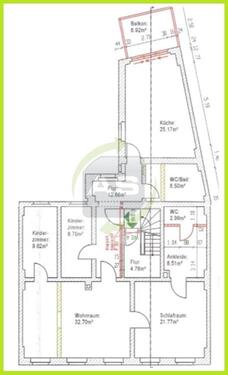 Foto - 5 Zimmer Etagenwohnung zur Miete in Zwickau