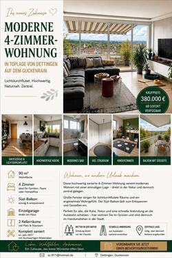 Foto - 4 Zimmer Wohnung in DettingenTeck Guckenrain