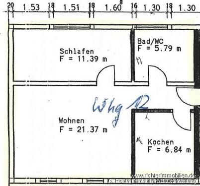 Foto - 2 Zimmer Etagenwohnung zur Miete in Großschirma